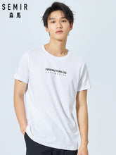 Load image into Gallery viewer, SEMIR T-shirt short-sleeved trend student summer new cotton round neck half sleeve tshirt Korean bottoming tshirt men&#39;s tide