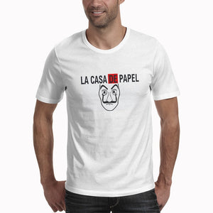 T shirt men Funny Design La Casa De Papel T Shirt Money Heist Tees TV Series Tshirts Men Short Sleeve House of Paper T-Shirt