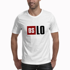 T shirt men Funny Design La Casa De Papel T Shirt Money Heist Tees TV Series Tshirts Men Short Sleeve House of Paper T-Shirt