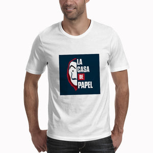 T shirt men Funny Design La Casa De Papel T Shirt Money Heist Tees TV Series Tshirts Men Short Sleeve House of Paper T-Shirt