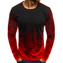 Load image into Gallery viewer, FLYFIREFLY Men Camouflage Printed  Male T Shirt Bottoms Top Tee Male Hiphop Streetwear Long Sleeve Fitness Tshirts Dropshipping