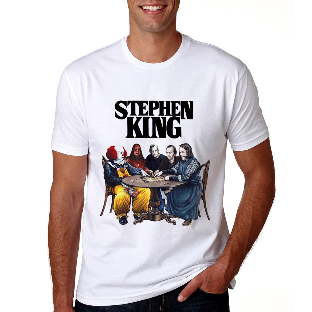 New Arrival Stephen Men AsheTee King Stephen Movie Tshirt – Print King Summer It