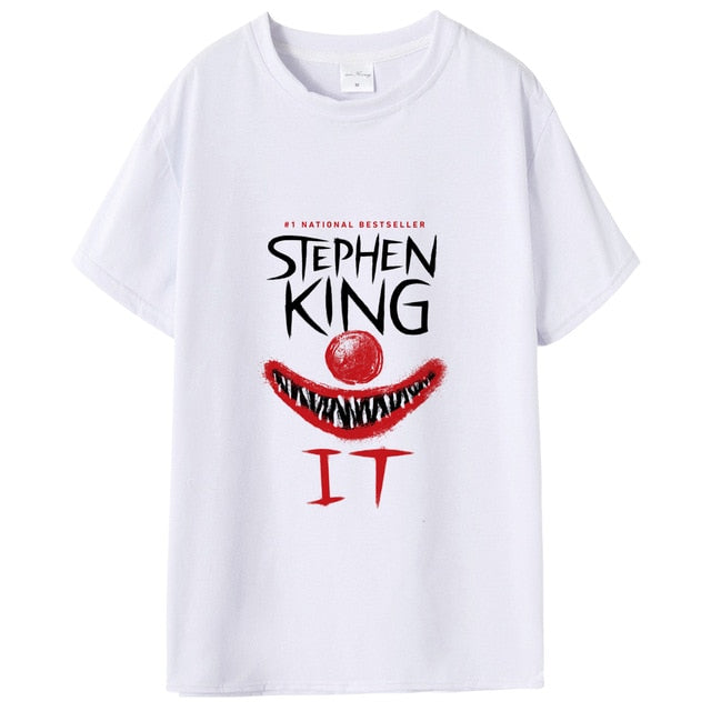 New Arrival Movie Men King King AsheTee Tshirt Summer Stephen Stephen It – Print